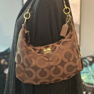 Coach Vintage Signature Brown Shoulder Bag